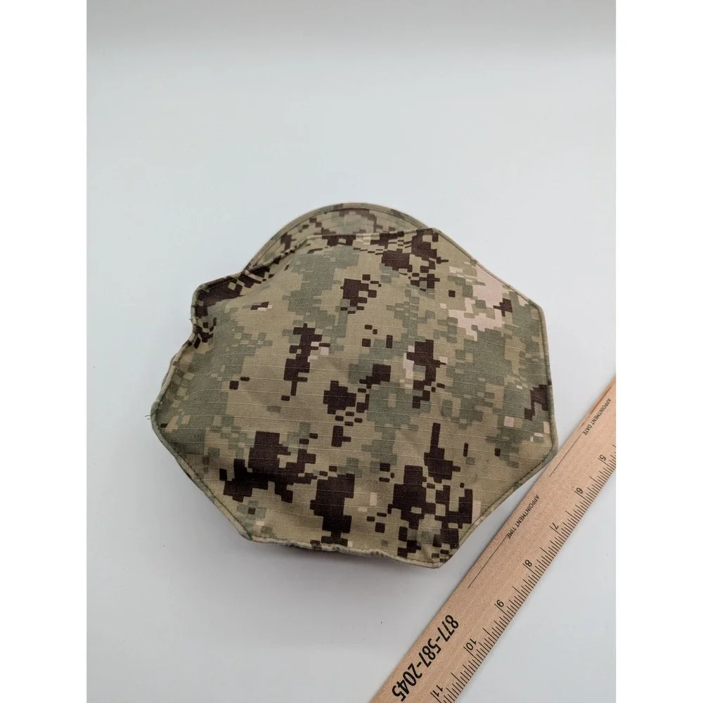 US Navy NWU Type III AOR2 Digital Camo 8 Point Utility Cover Hat Size 7 3/4 PO2